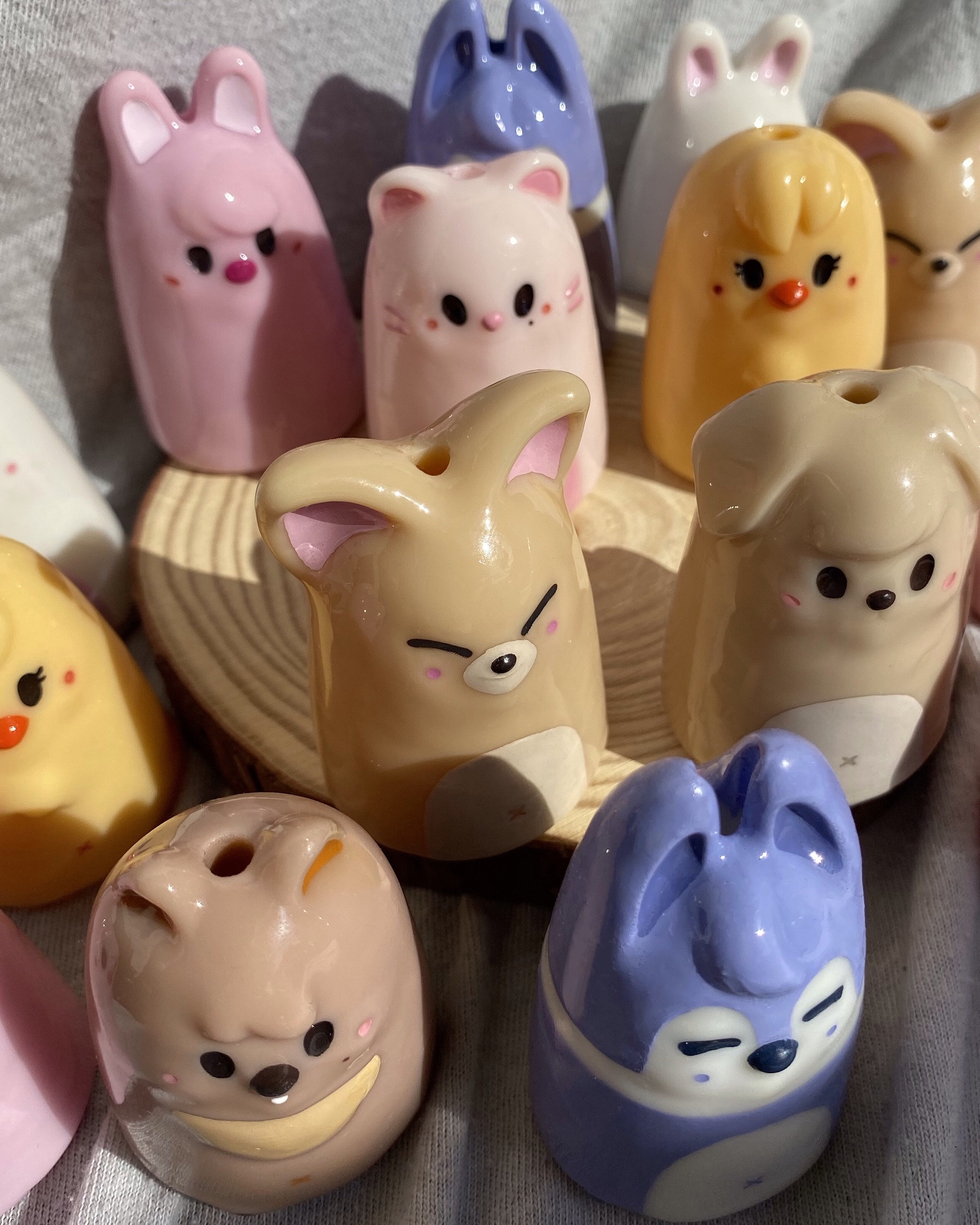 Skzoo Mini Pots | K-Pop Stray Kids-Inspired Animal Characters | Cute Handmade Desk Decor Planter | Perfect & Unique Fanmade Gift for STAY