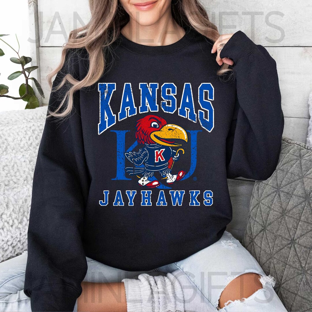 Vintage University of Kansas Jayhawks Sweatshirt, Vintage 90s Shirt ...