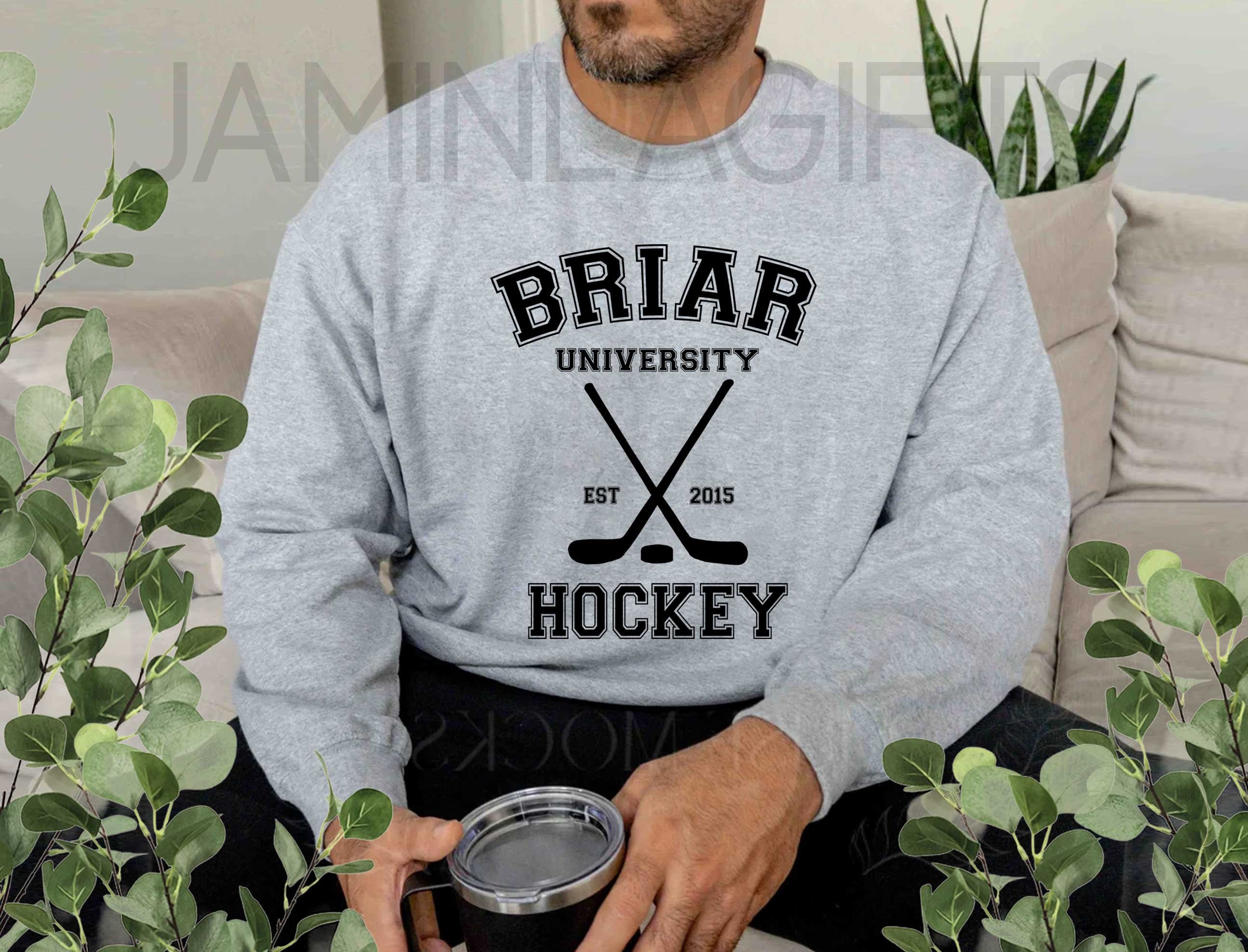 Briar University Hockey Sweatshirt Briar Sweatshirt Briar U - Etsy