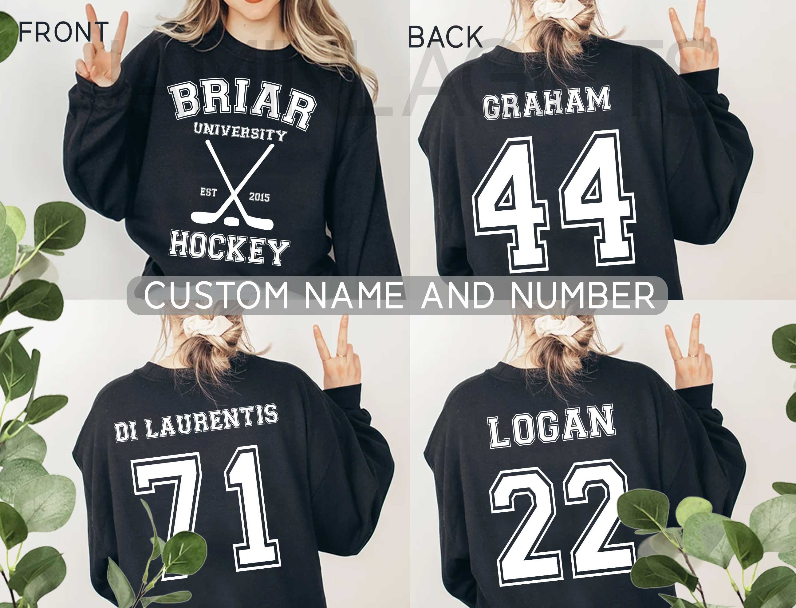 Briar University Hockey Sweatshirt Briar Sweatshirt Briar U - Etsy