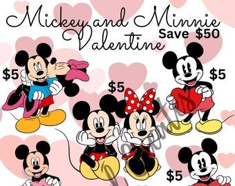 Mickey and Minnie Valentine Mini Savings Challenge