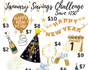 12 Months of Savings Challenges