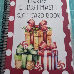 Christmas Gift Card Book