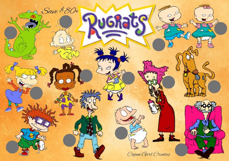 Rugrats Low Income Scratch and Save Challenge - Etsy