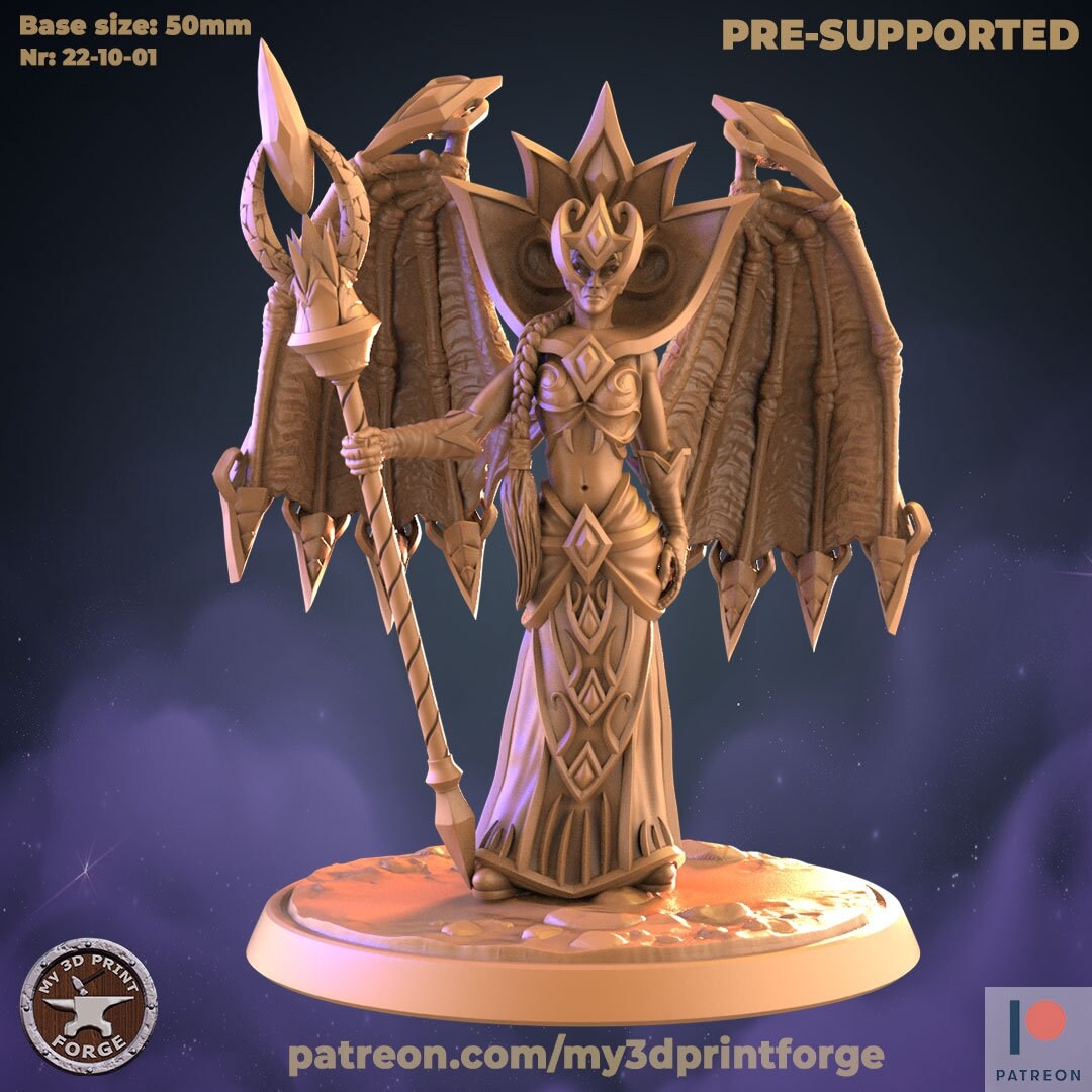 Bloodqueen Lana'thel RPG Table Top Miniature's War Etsy