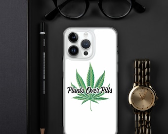 Plants Over Pills iPhone Case Protector
