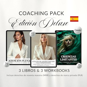 Coaching Pack mrr plr español, mrr plr spanish, sistema nervioso mrr plr, creencias limitantes mrr plr, lead magnet español mrr plr