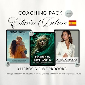 Coaching Pack mrr plr español, mrr plr spanish, atención plena mrr plr, creencias limitantes mrr plr, crianza consciente mrr plr