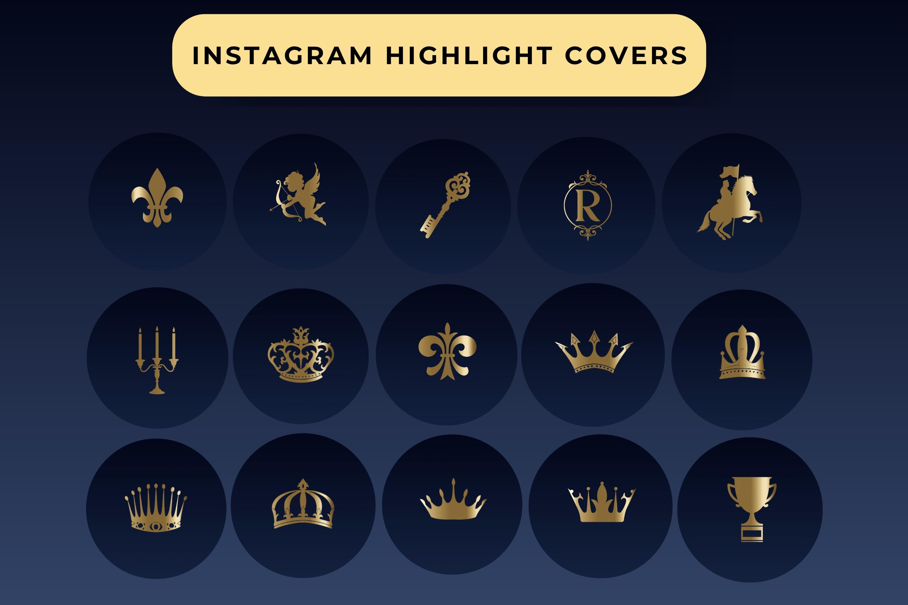 Luxury Blue Instagram Template Kit: 70 Canva Designs for Posts, Stories ...