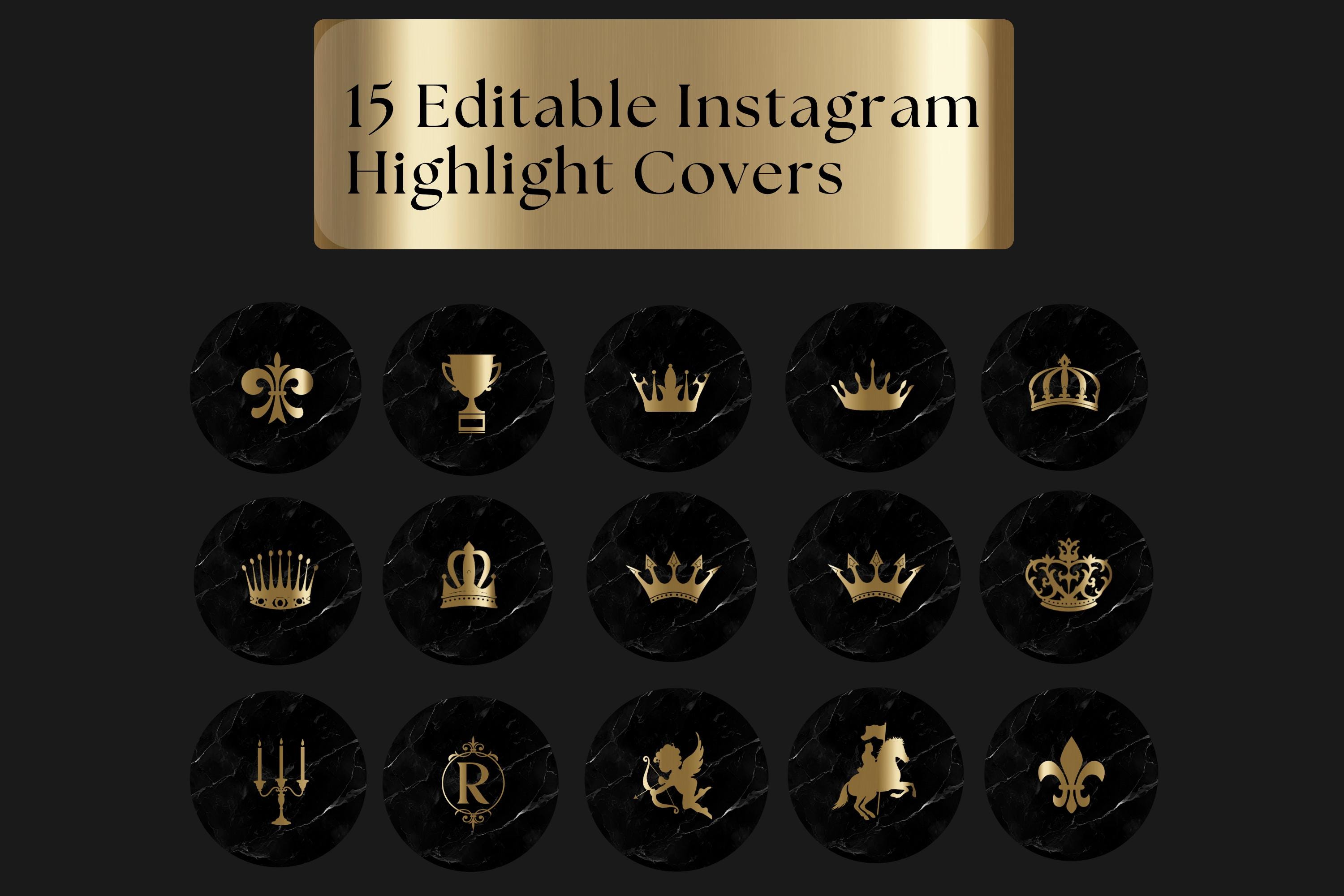 Luxury Black and Gold Brand Kit: 1000 Canva Templates for Social Media ...
