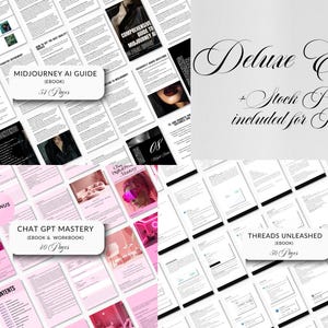 MRR PLR  bundle AI + Threads, threads unleashed Ebook, midjourney ai guide, chat gpt prompts, chat gpt mrr plr bundle, passive income bundle