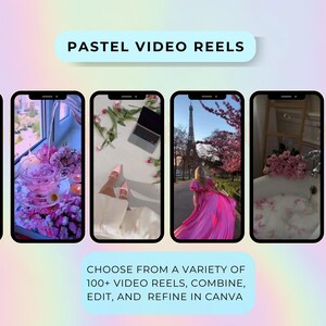 Pastel Beauty Instagram Template Kit: 145 Posts, Stories, Reels, Carousels & Covers