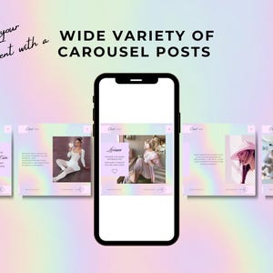 Pastel Beauty Instagram Template Kit: 145 Posts, Stories, Reels, Carousels & Covers