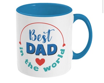 Actions Speak Louder Than Dna Happy Father's Day To My Real Dad A 01 Ceramic Mug