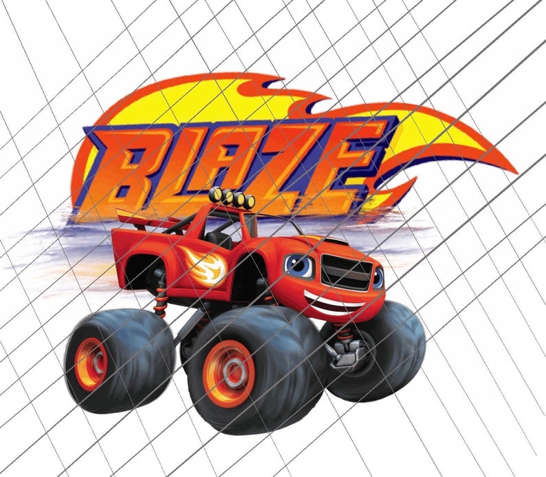 Blaze Monster Truck PNG Etsy