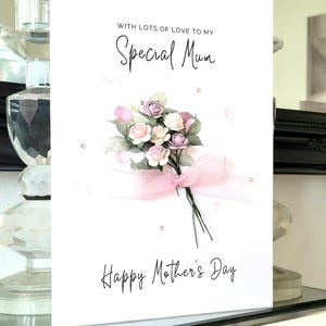 Muttertagskarte, Blumen-Muttertagskarte, spezielle Muttertagskarte, Bemutterungs-Sonntagskarte, Blumenstrauß-Muttertagskarte, Mama-Muttertag
