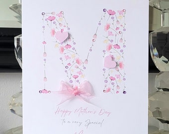 Tarjeta del día de la madre, tarjeta del día de la madre de mamá, tarjeta especial del día de la madre, tarjeta del domingo de la madre, M para tarjeta del día de la madre, día de la madre de mamá
