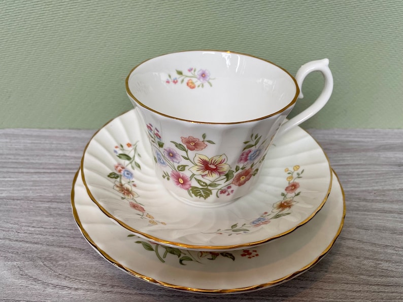 Beautiful Royal Kendal Fine Bone China Tea Set Trio Etsy