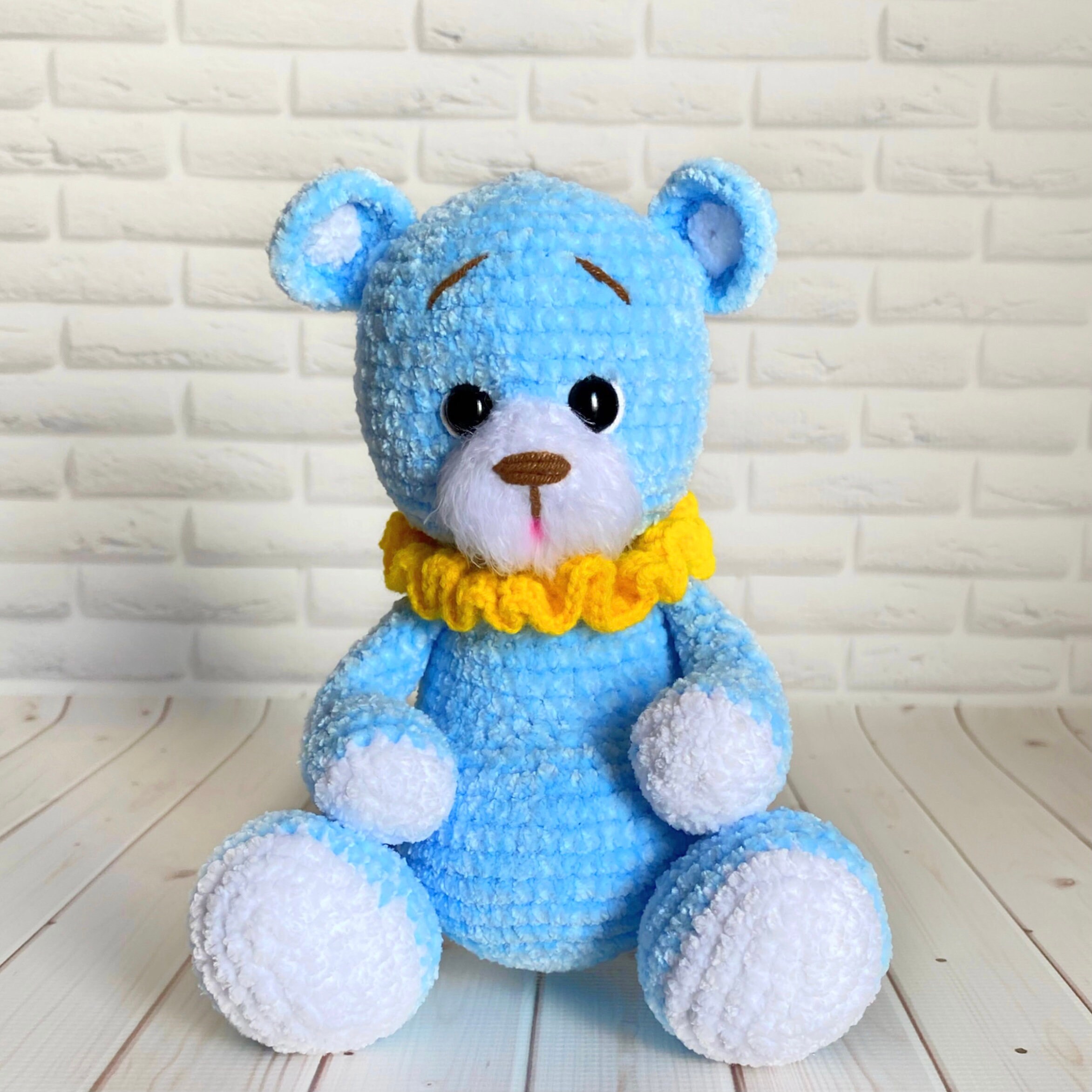 Classic Crochet Teddy Bear Pattern Amigurumi Crochet Mini - Etsy