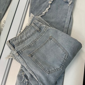 Autumn Patch Mid Waist Bootcut Jeans