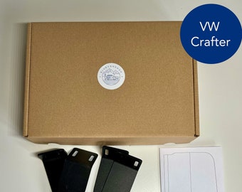 Storage above cab, camper van, extra storage space, headliner shelf, VW Crafter