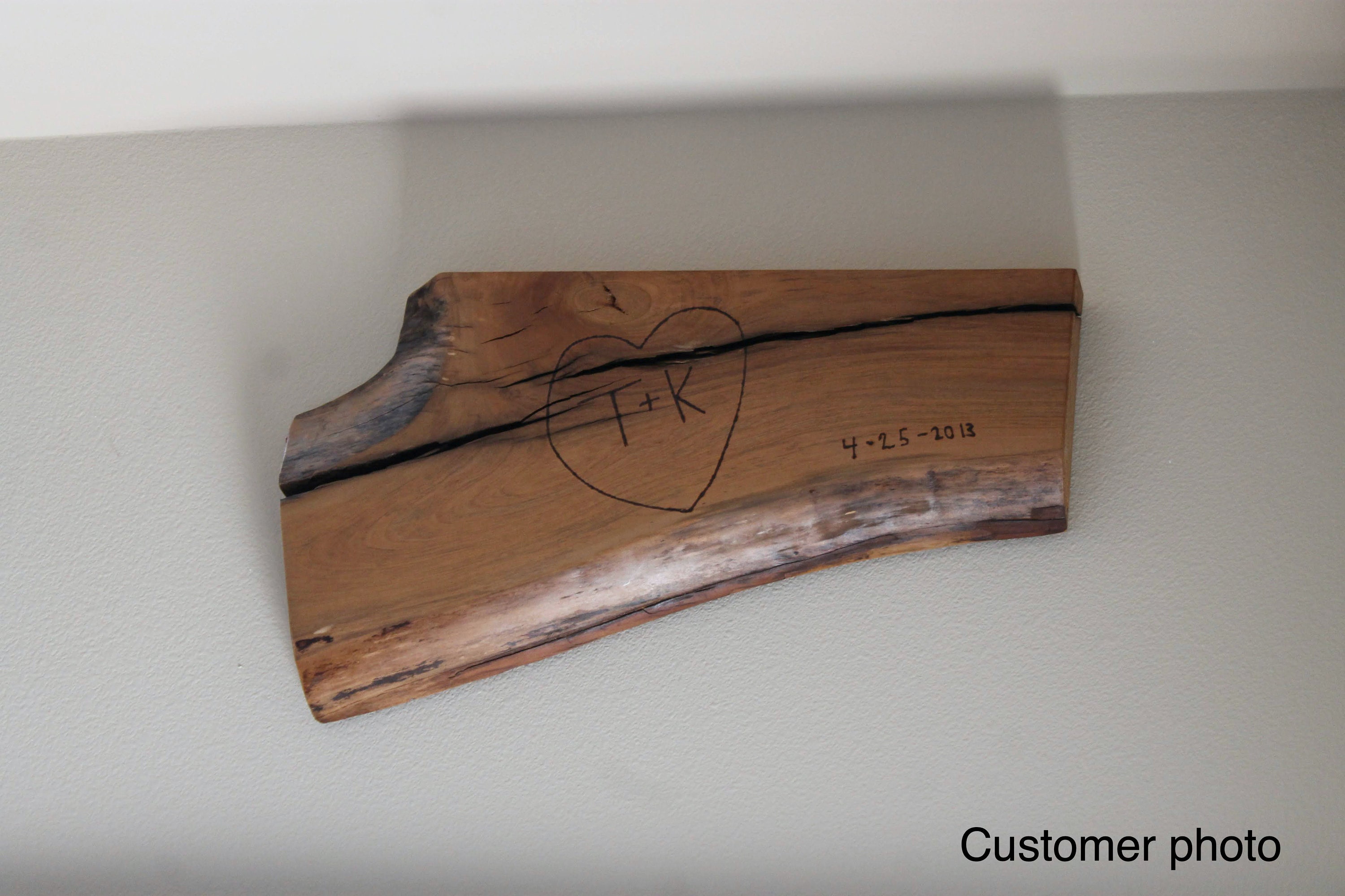 Custom Liveedge Wood Slab Art / Rifle Mount Rack Etsy