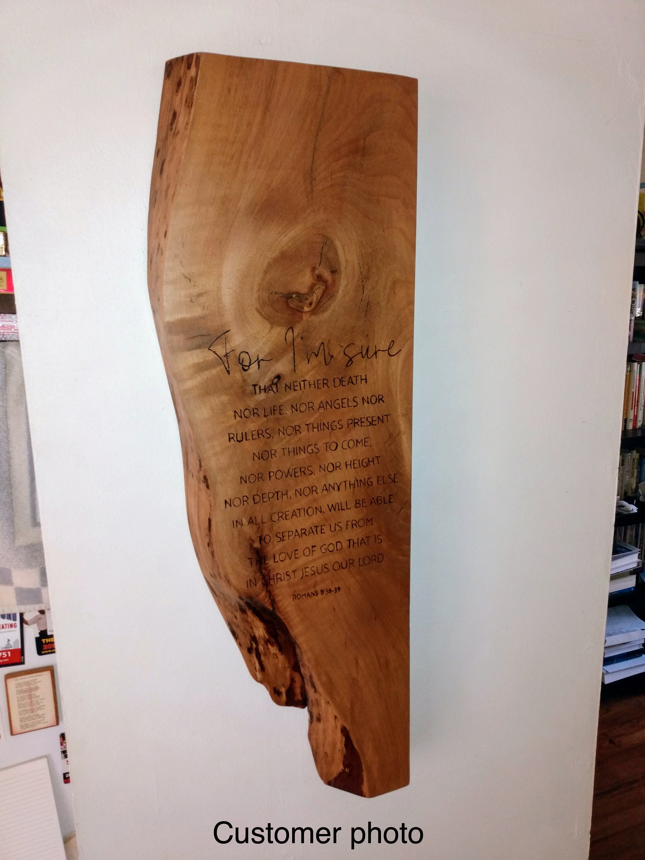 Custom Liveedge Wood Slab Art / Rifle Mount Rack Etsy