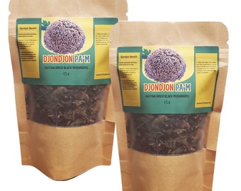 DjonDjon, Haitian Djon-Djon, Dried Black Mushroom, Food, Haitian food, 15 g