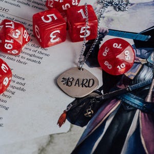 Bard Necklace, Fantasy Jewelry for Women, Gift for Gamer