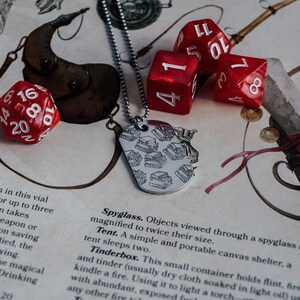 Book Archives Necklace, Gift for Gamer, 5E Character Gift, Fantasy Jewelry for Women, Gift for Gamer