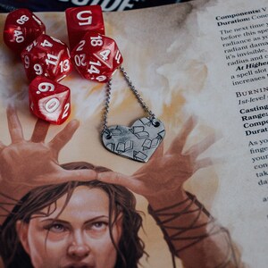 Mage Necklace, Gift for Gamer, 5E Character Gift, Fantasy Jewelry for Women, Gift for Gamer