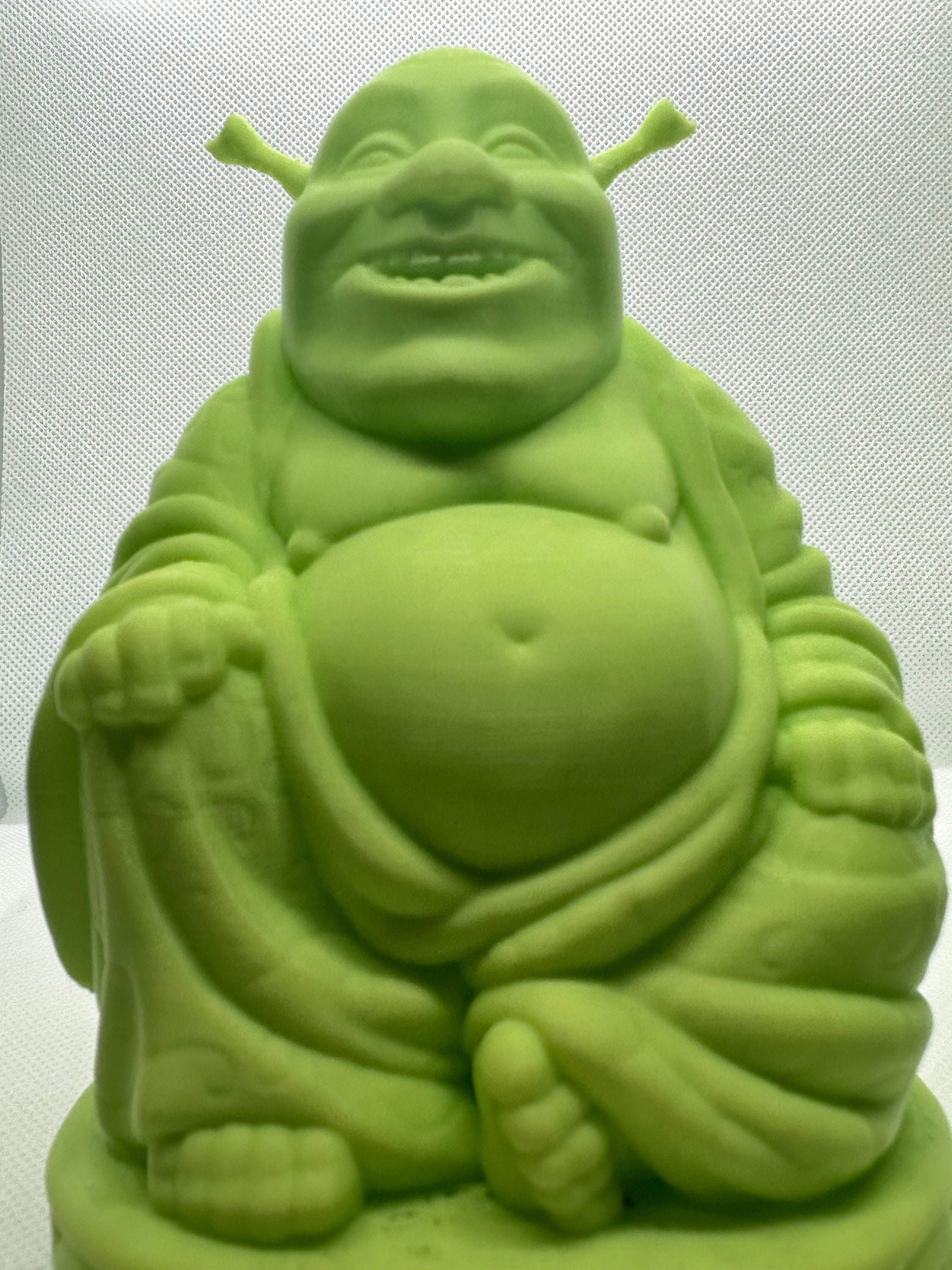 Shrek Buddha 3D Printed Statue Unique Decor for Your Space Etsy UK