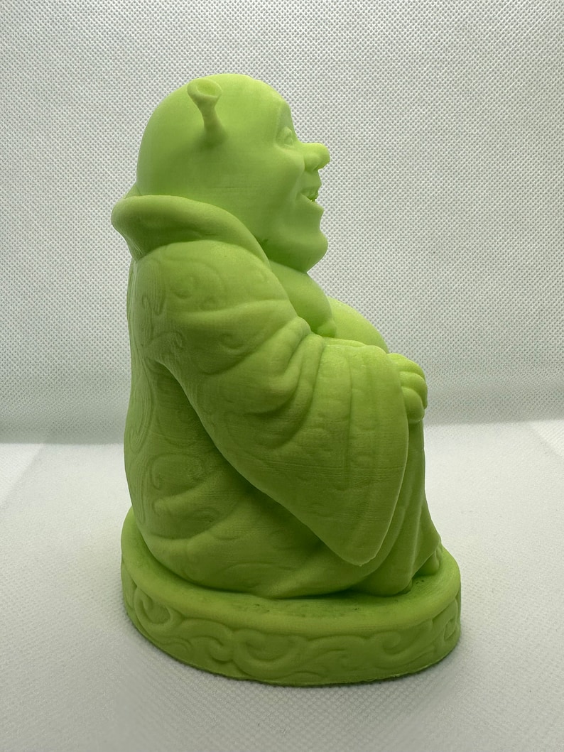 Shrek Buddha 3D Printed Statue Unique Decor for Your Space Etsy UK