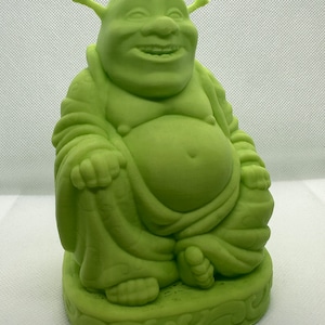 Shrek Buddha 3D Printed Statue Unique Decor for Your Space image 9