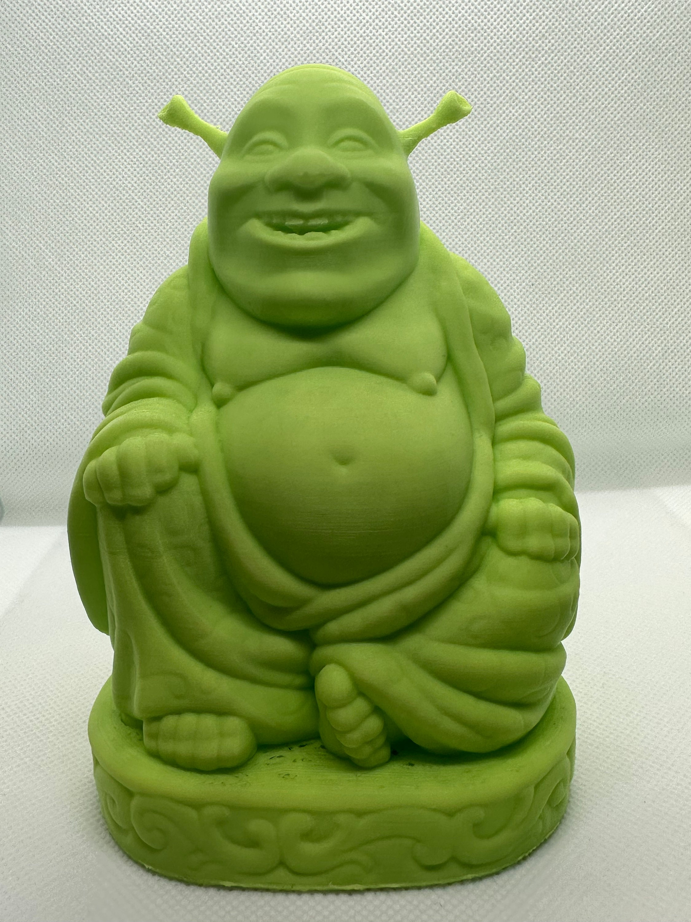 Shrek Buddha 3D Printed Statue Unique Decor for Your Space Etsy UK