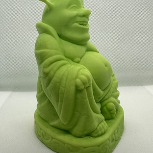 Shrek Buddha 3D Printed Statue Unique Decor for Your Space image 8