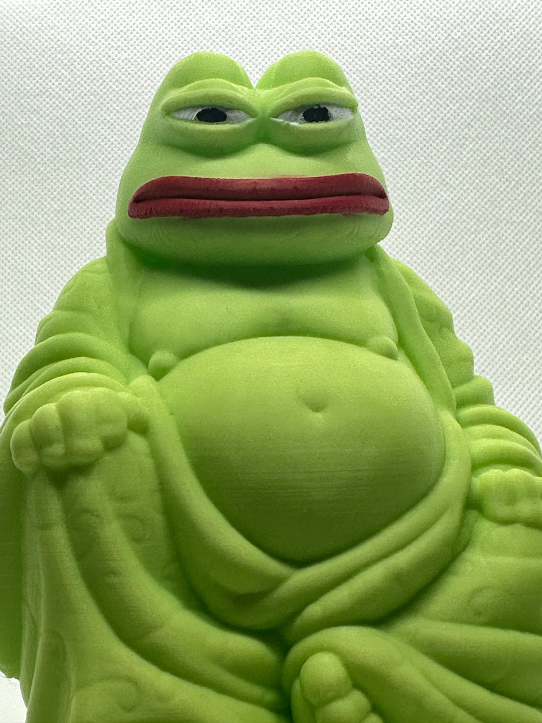 Pepe Buddha 3D Printed Statue A Memeworthy Meditation Piece Etsy UK