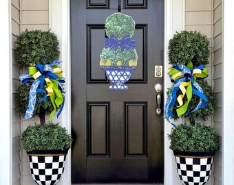 MC Inspired Outdoor Hand Painted Urn Planter