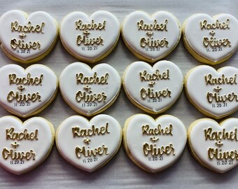 Personalized Hearts- 1 dozen