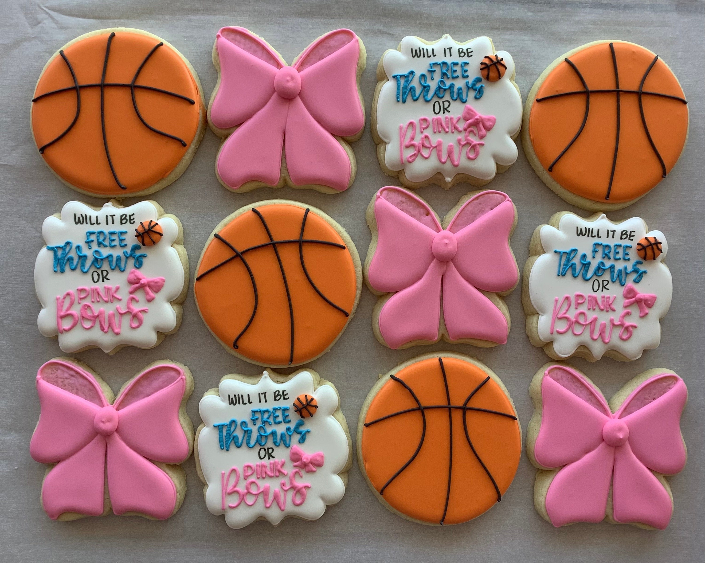 Free Throws or Pink Bows- 1 dozen