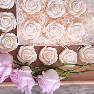 Rose Candle set - Customizable Love and Minimalist Luxury Valentines Day