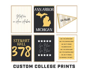 Custom Digital College Prints