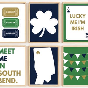 Notre Dame Prints / Notre Dame Poster / Notre Dame Wohnheim Dekor / Retro Notre Dame / ND Prints / College Wohnheim Notre Dame / Notre Dame Tickets
