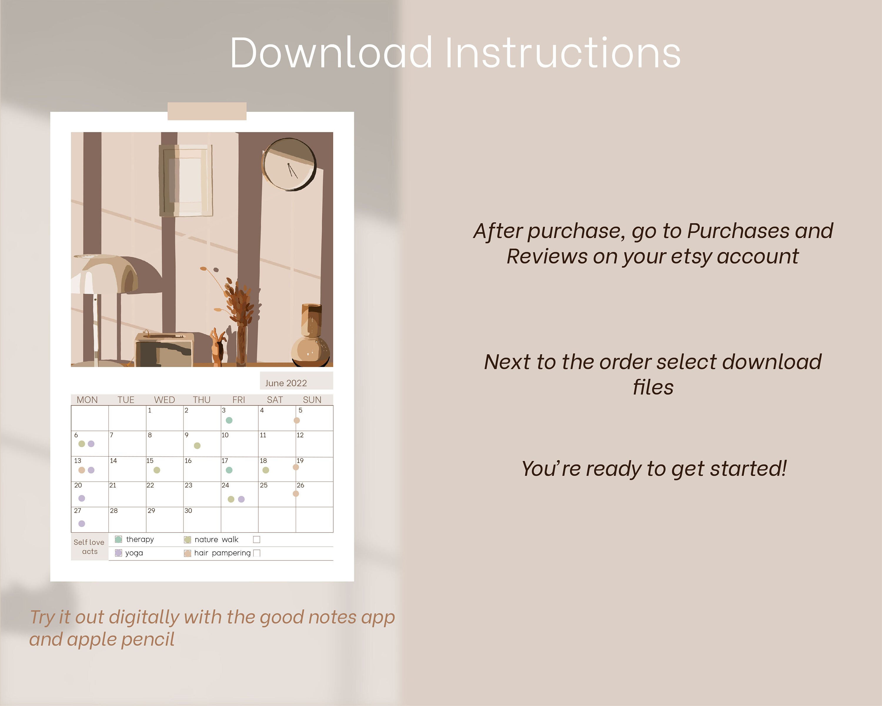 Create Monthly Wellness Routine Blank Monthly Wellness Routine Tracker, Self Care, Monthly Planner - Etsy