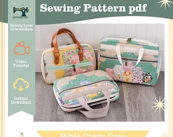 PATTERN Plains & Prairie Bible Carry Case Pattern and Instructions Digital Download