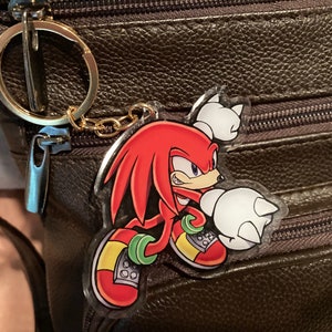 SONIC HEROES - KNUCKLES Acryl Schlüsselbund