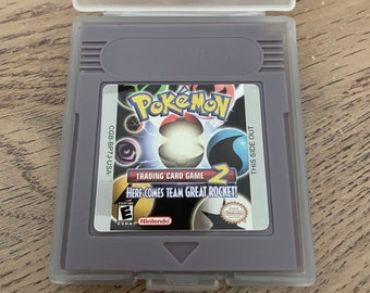 Pokemon Trading Card Game 2 Here Comes Team Rocket Nintendo Gameboy Vintage Video Game GB