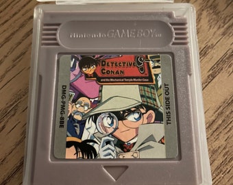 Detective Conan and the Mechanical Temple Murder Case Nintendo Gameboy Vintage Video Game GB (Case Closed)