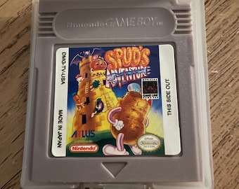 Spuds Adventure Nintendo Gameboy Vintage Video Game GB