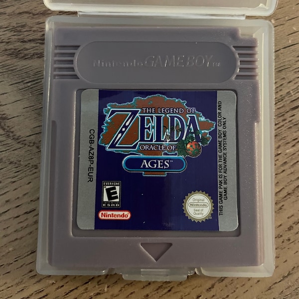 The Legend of Zelda Oracle of Ages Nintendo Gameboy Vintage Video Game GB